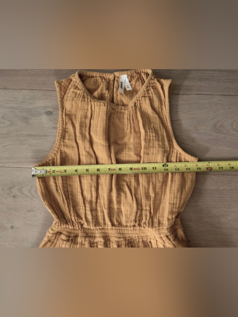 Pact 100% organic cotton Coastal Double Gauze Cutout Midi beach summer Medium - Picture 6 of 10